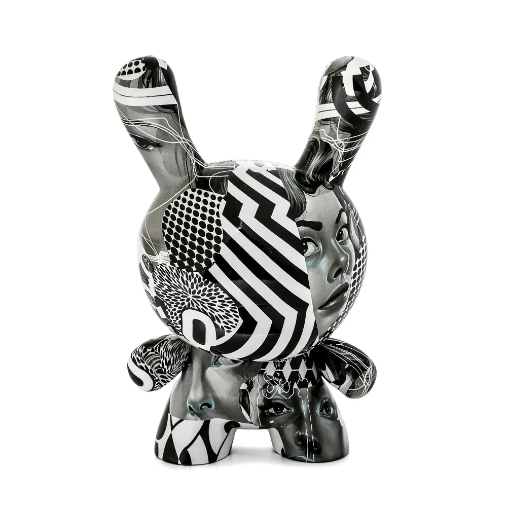 20th Anniversary Monochromic Dunny 8" Art Figure by Tristan Eaton (LE of 1000)