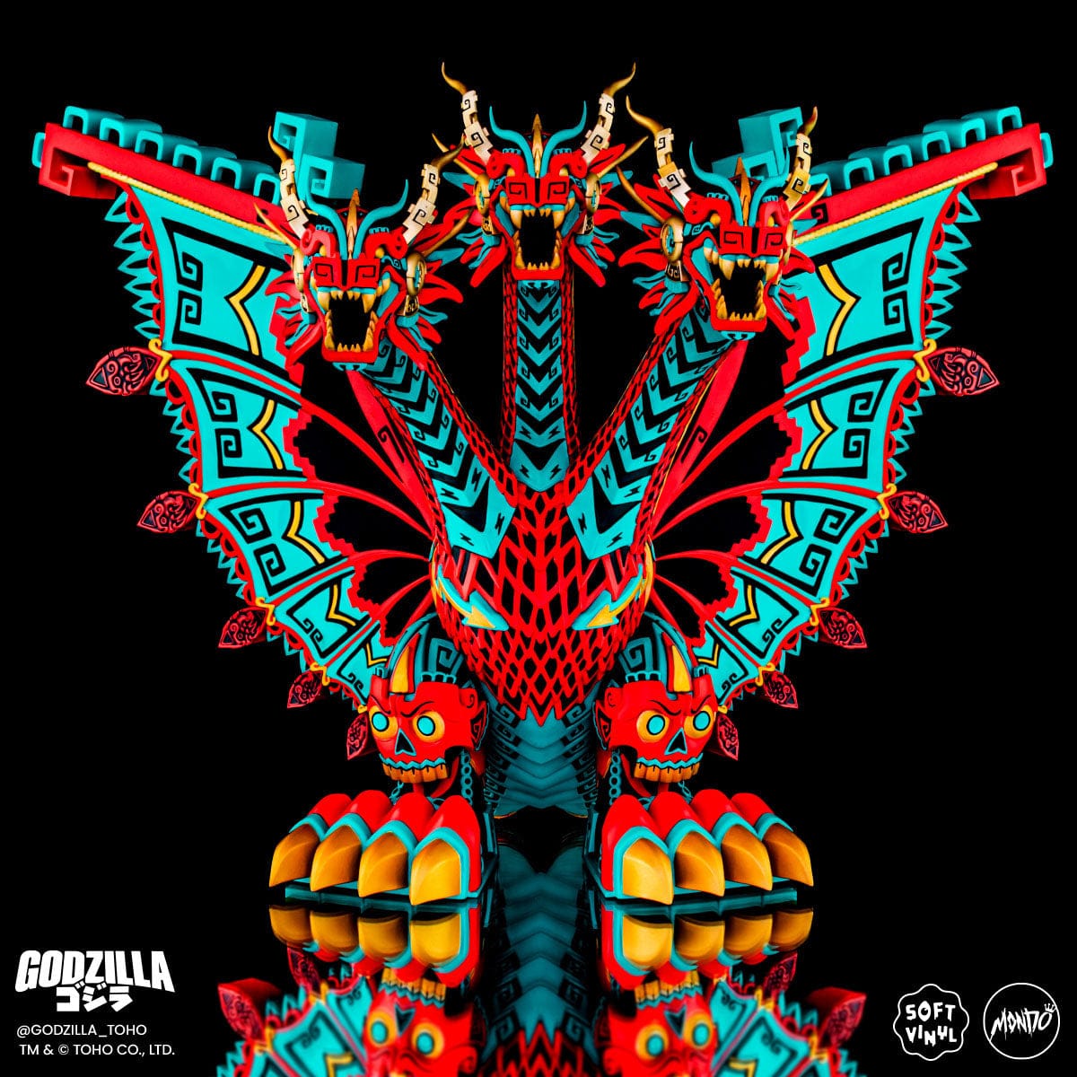 King Ghidorah Takes Flight: Mondo’s Timed Edition Planet X Variant by Urban Aztec